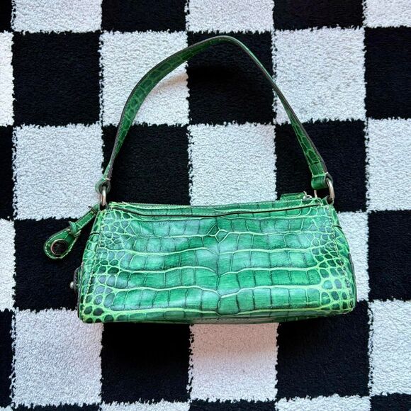 Rare Dooney & Bourke Green Crocodile Bag - Picture 2 of 7